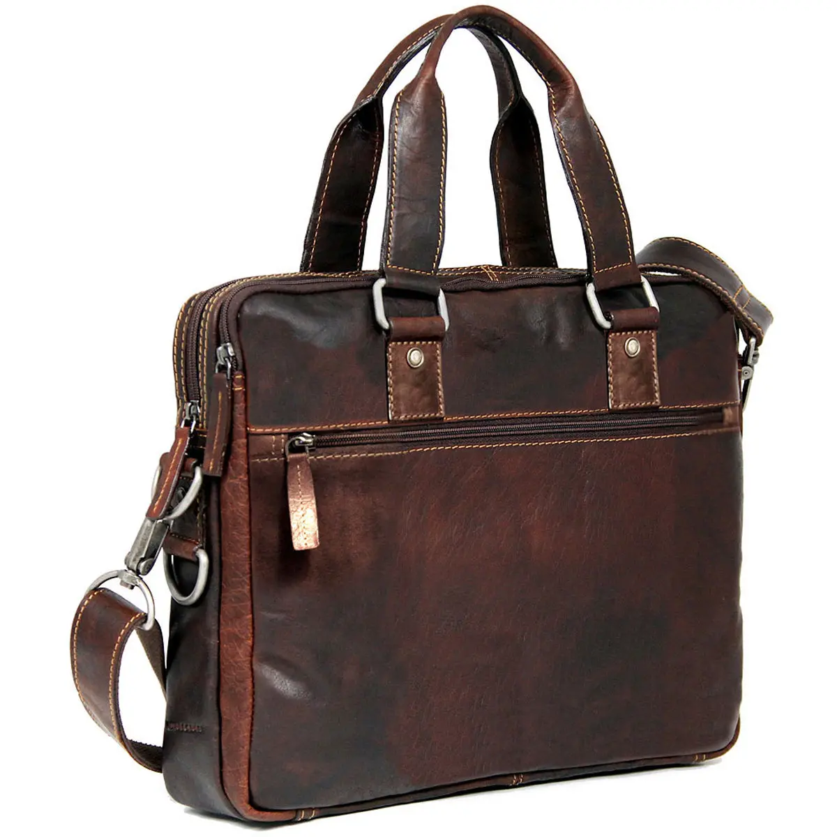 Jack Georges Voyager Professional Zippered Briefcase 7321 1