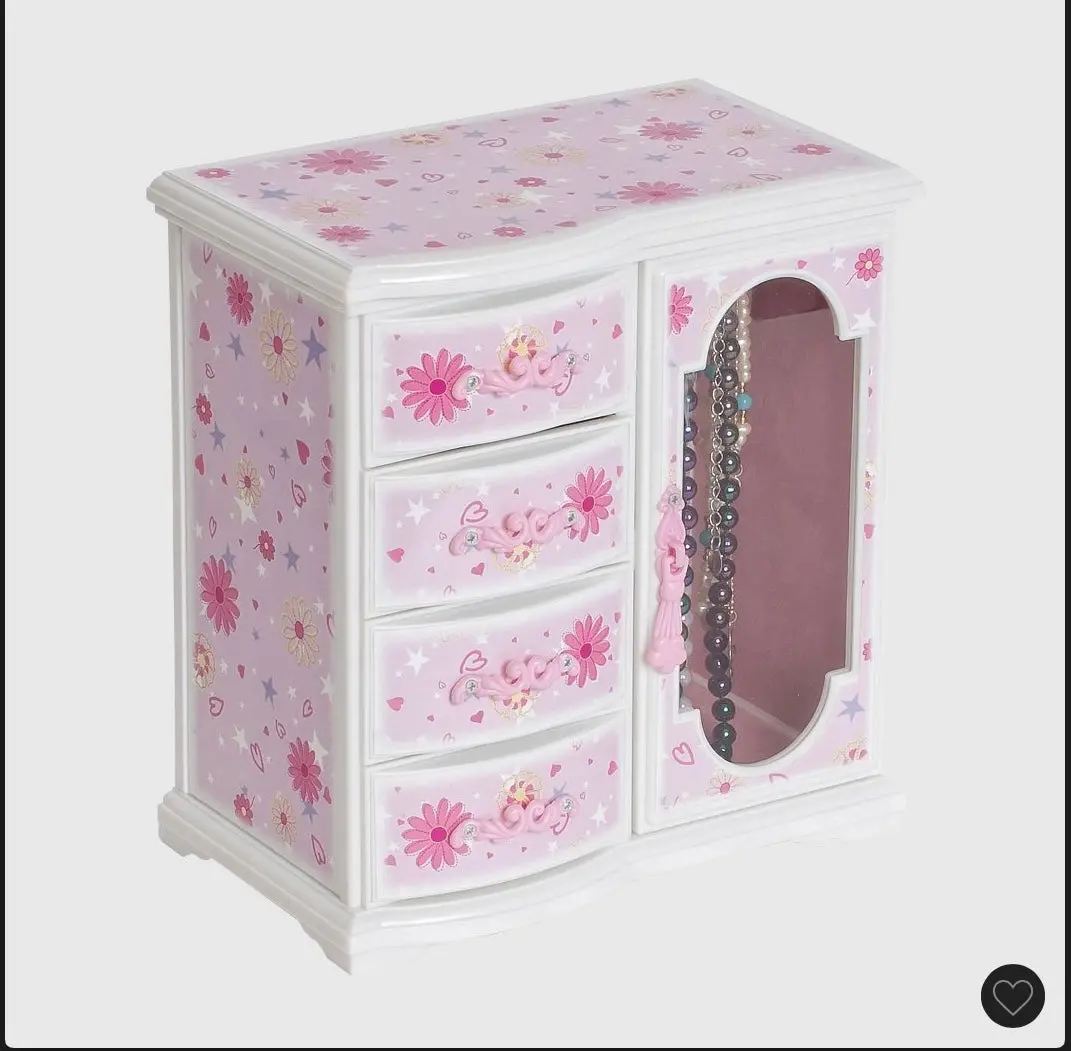 Mele & Co. Dorothy Girls' Glittery Upright Musical Ballerina
Jewelry Box - Pink 1