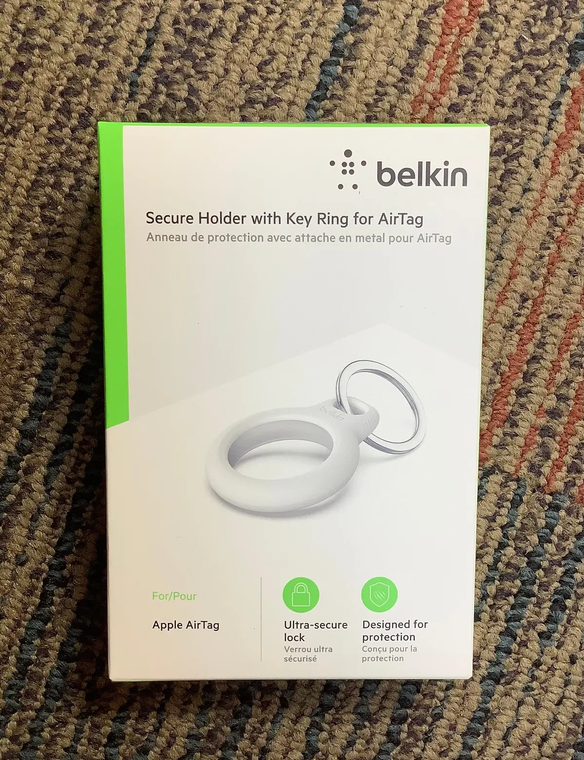 Belkin Secure Holder With Key Ring For Airtag 1
