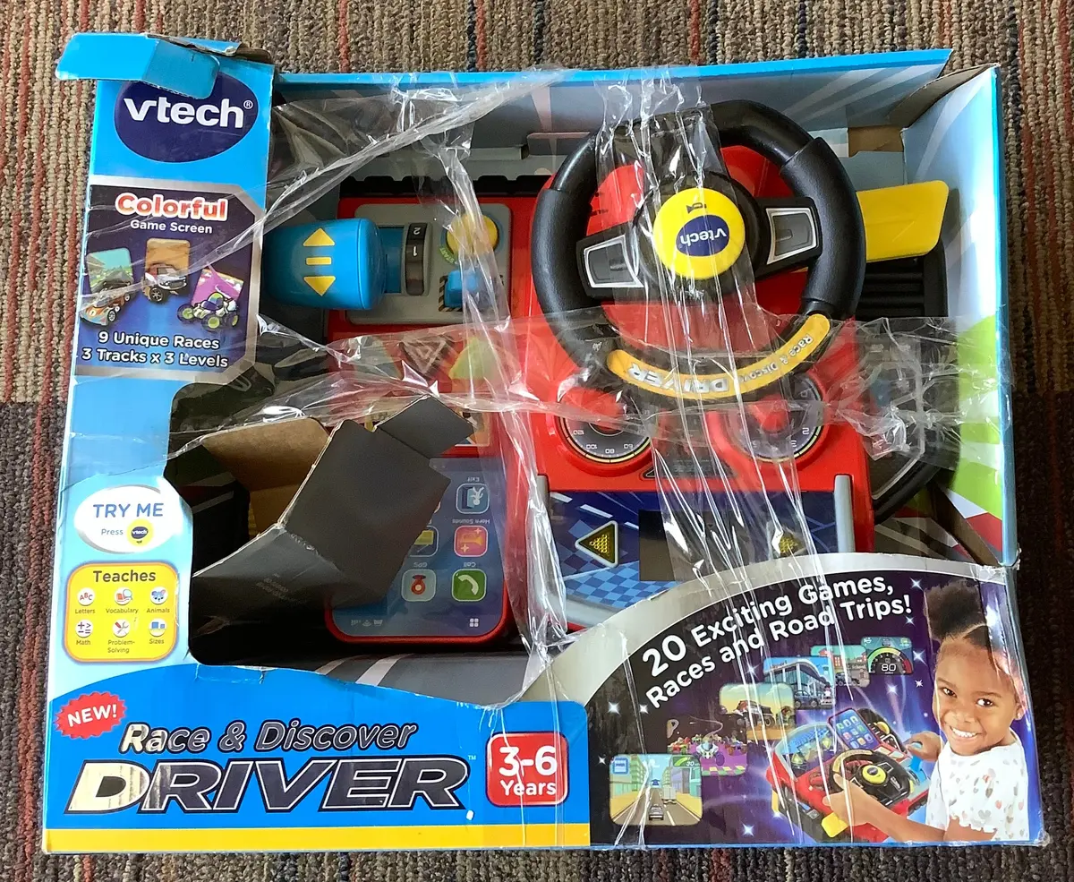 Vlech Race & Learn Driver, Beat Up Box - Clearance 1