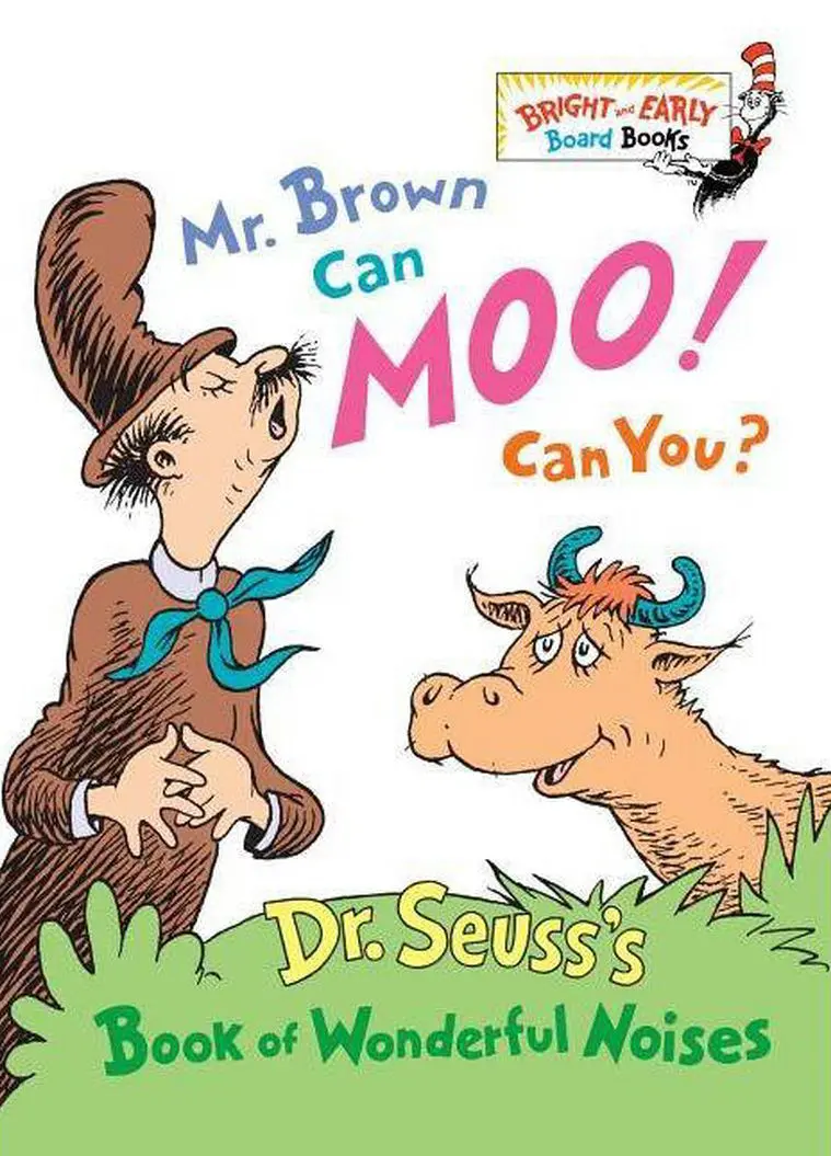 Mr. Brown Can Moo! Can You?: Dr. Seuss’S Book Of Wonderful Noises - By Dr. Seuss (Board Book) 1