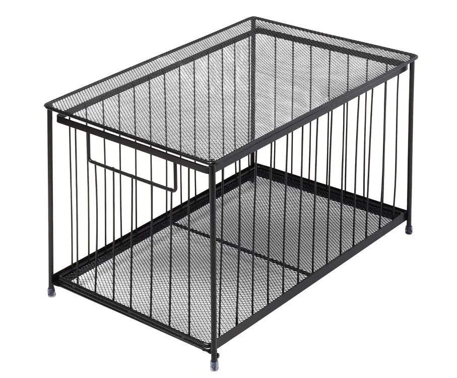 Large Stackable Slide Out Drawer -Black 1