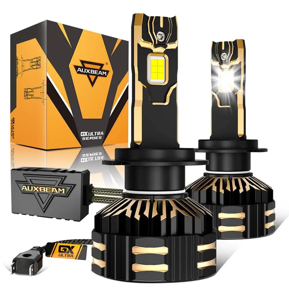 🆕H7 Led Headlight Bulbs 240W 40000Lm Gx-Ultra Series 6500K Cool White | 2 Bulbs 1
