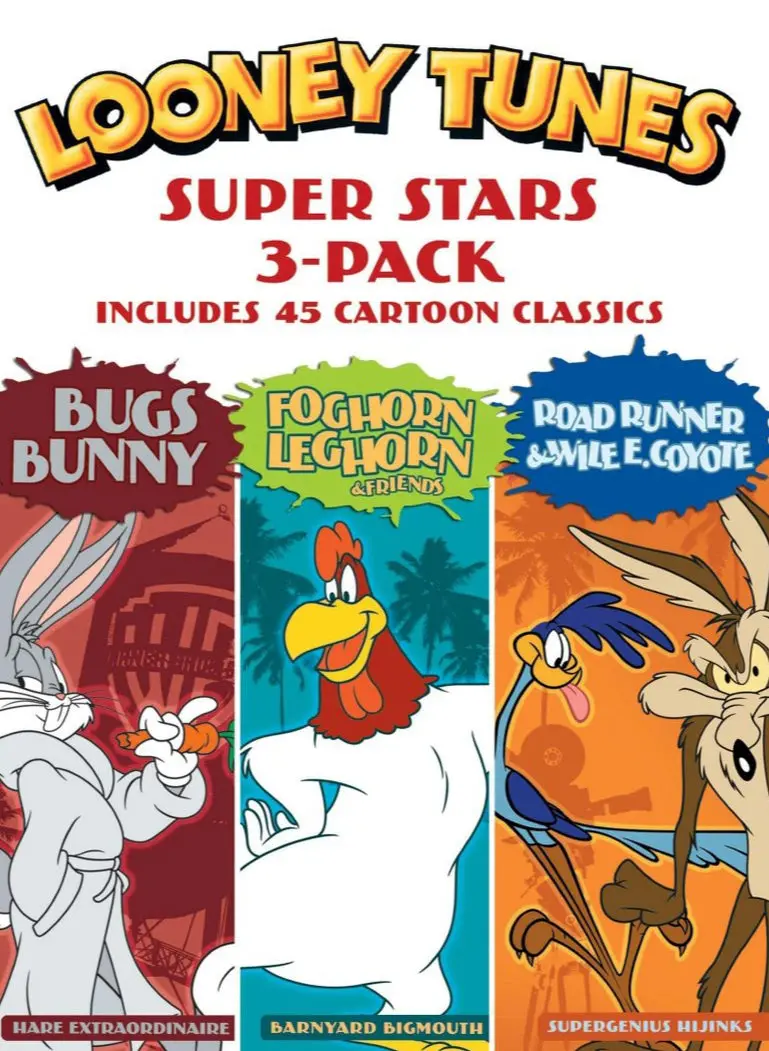 Looney Tunes Super Stars 3-Pack: Bugs Bunny/Foghorn Leghorn & Friends/Road Runner & Wile E. Coyote (Dvd) 1