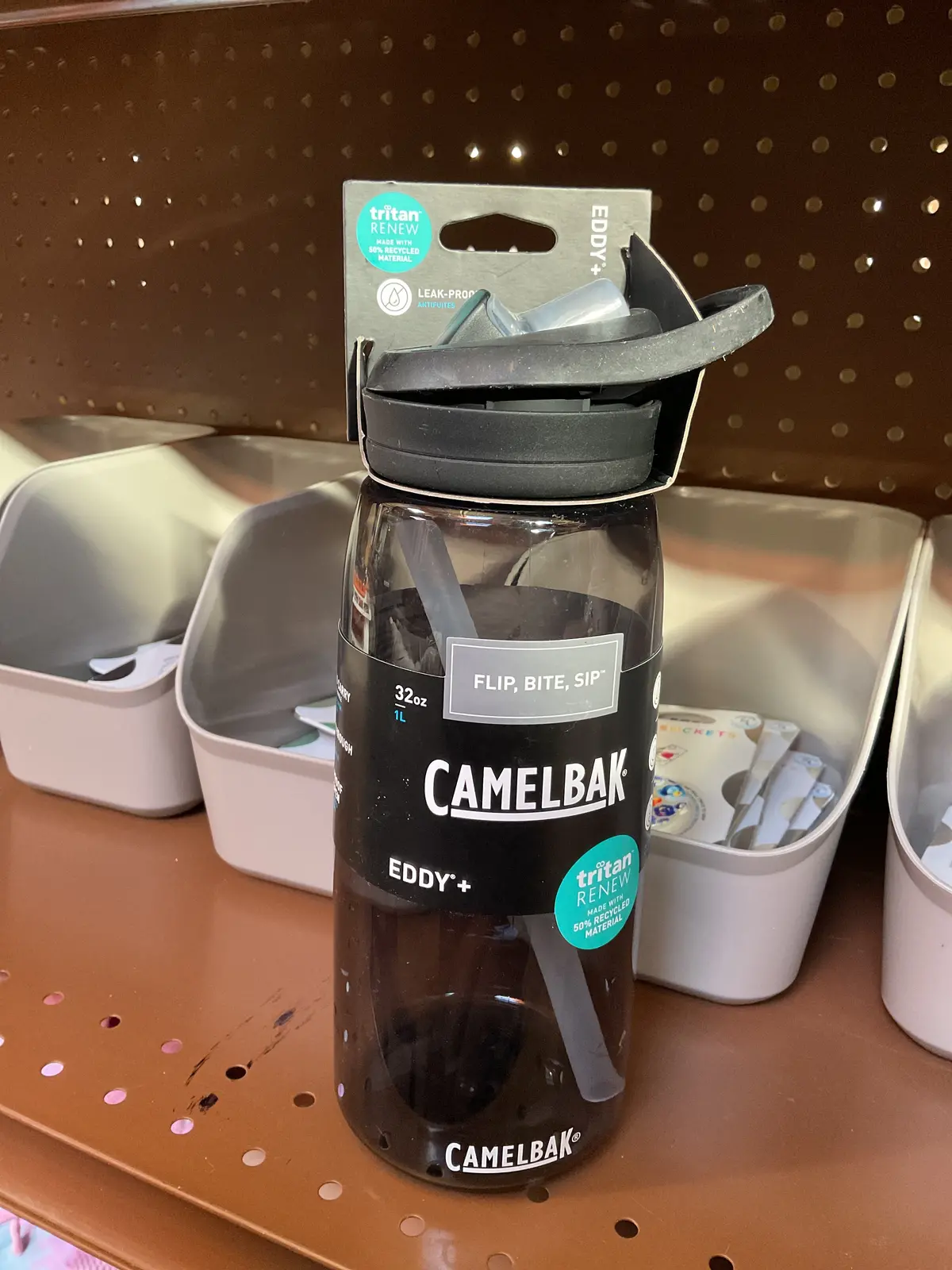 Camelbak Eddy+ 32Oz Tritan Renew Water Bottle-Black 1