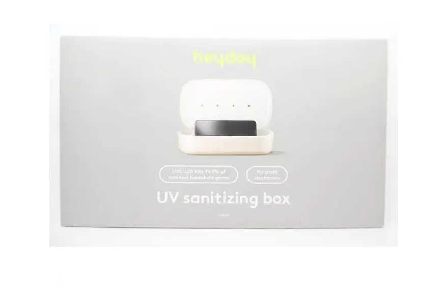 Uv Sanitizing Box Uvc-Led For Small Electronics W/Led/Sound - Stone White 1