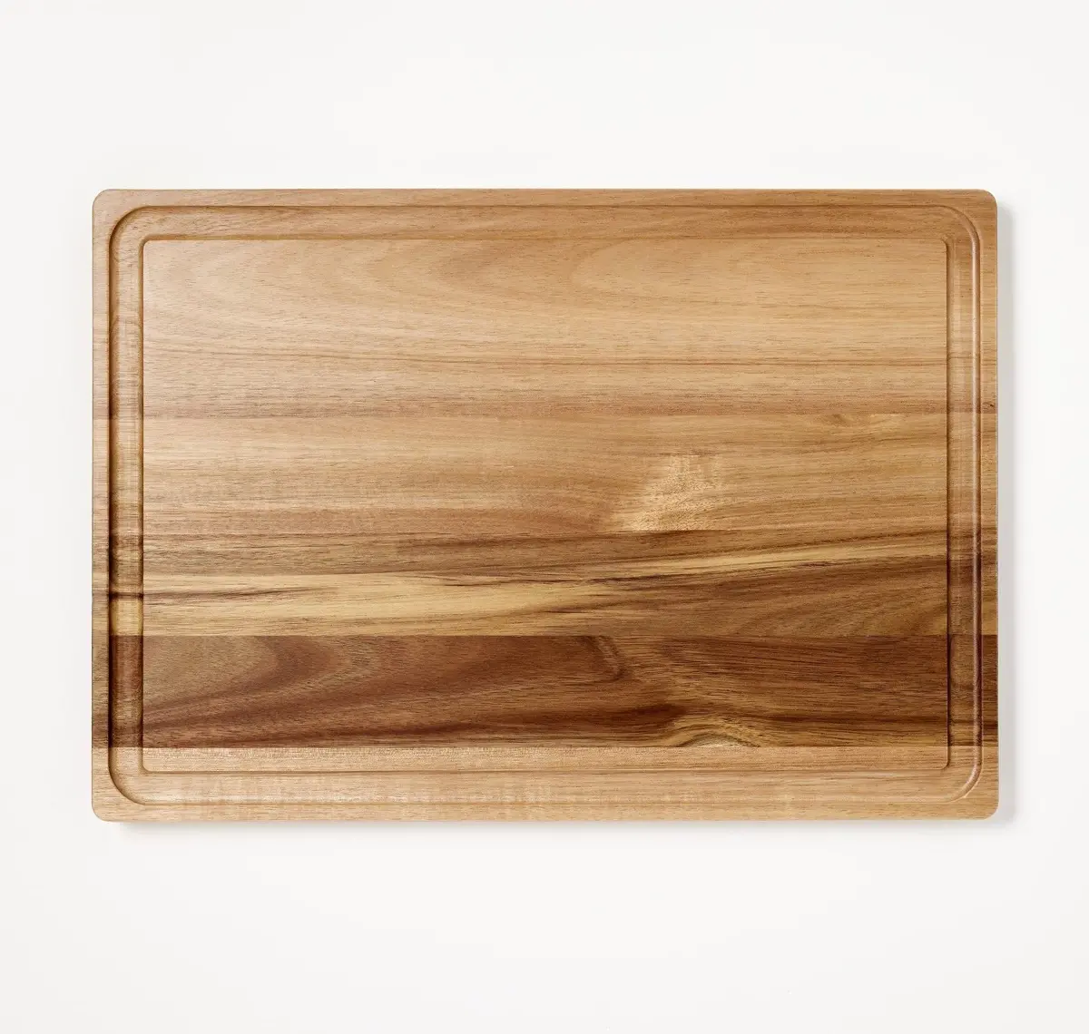 14"X20" Acacia Wood Carving Board With Juice Groove
Natural 1