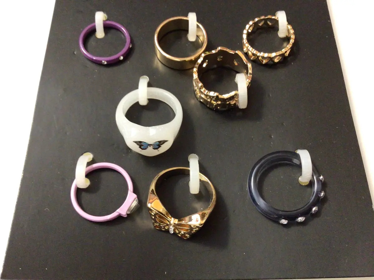 Multi Rings - Purple/Gold 1