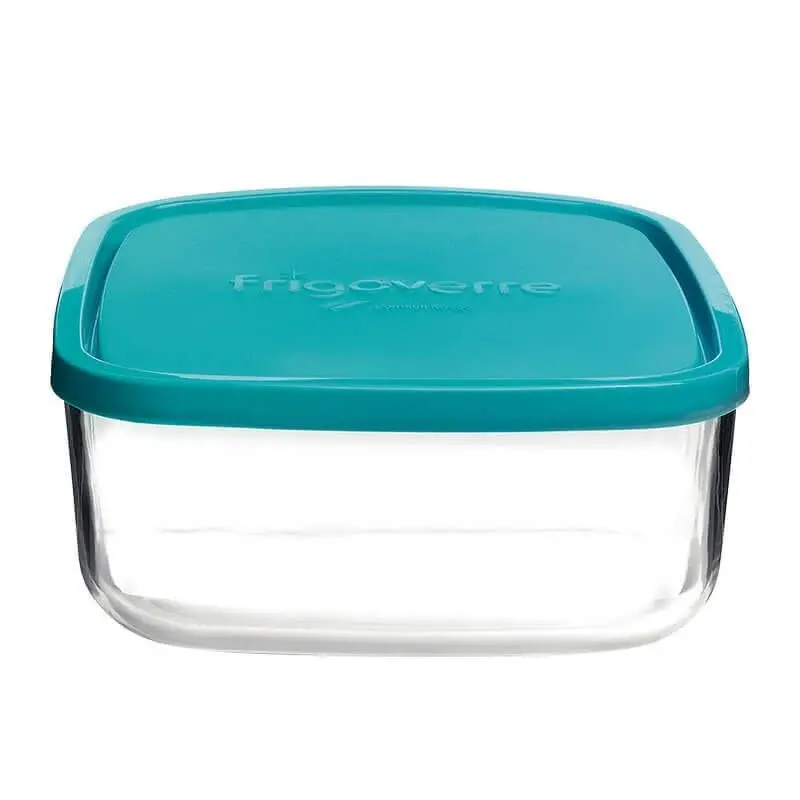 Bormioli Rocco Vershoudbakje Frigoverre - Glas - Blauw 22 X 22 X 8 Cm / 3.3 Liter 1