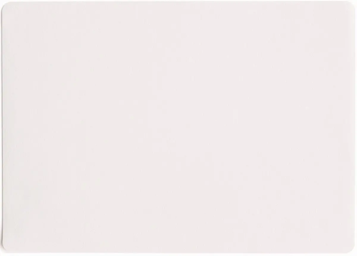 Asa Selection Placemat - Leather Optic Fine - Wit - 46 X 33 Cm 1