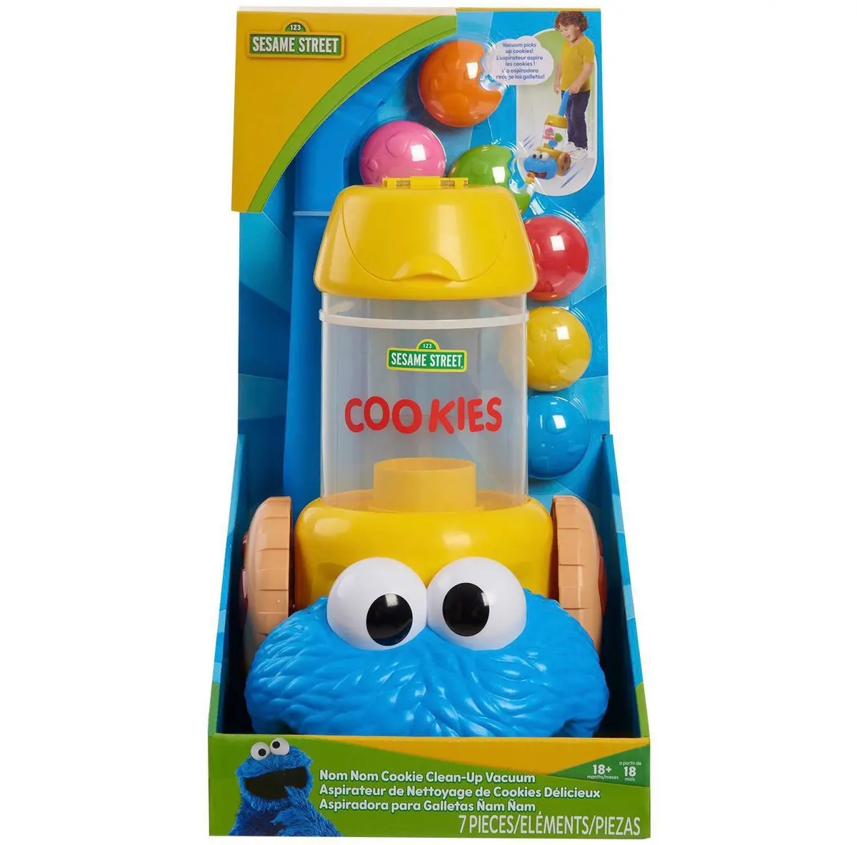 Sesame Street Nom Nom Cookie Cleanup Vacuum 1