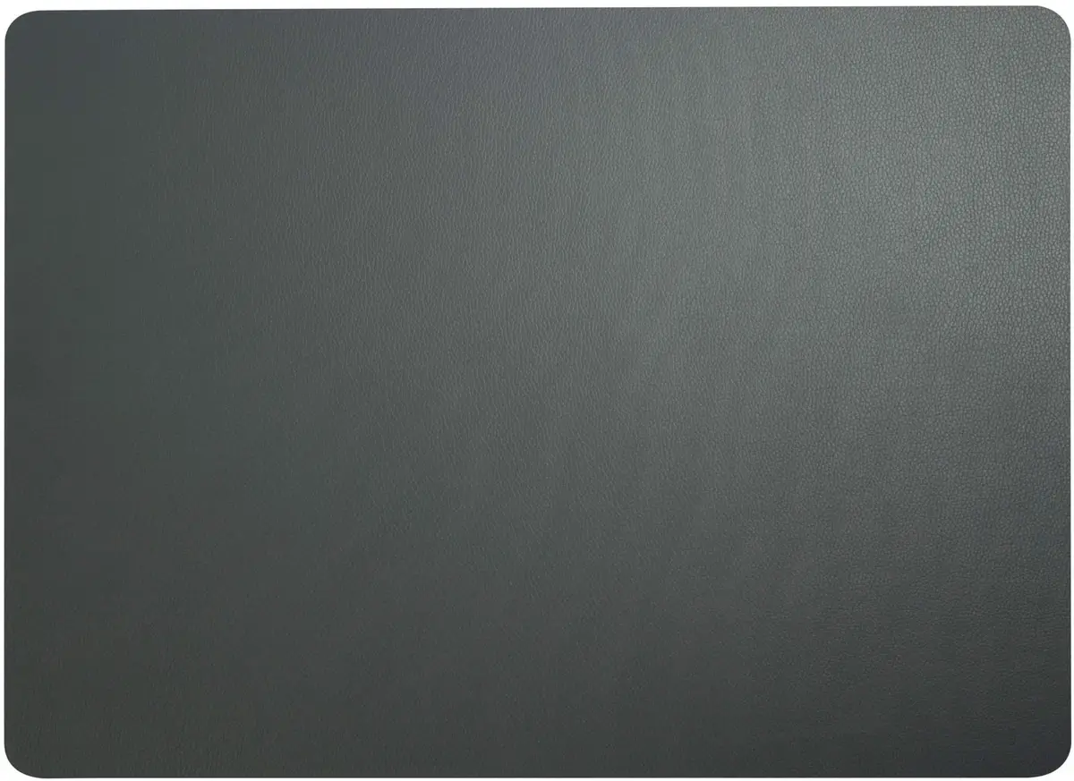 Asa Selection Placemat - Leather Optic Fine - Basalt - 46 X 33 Cm 1