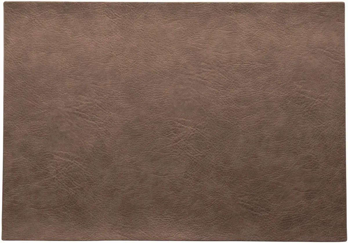 Asa Selection Placemat - Vegan Leather - Nougat - 46 X 33 Cm 1