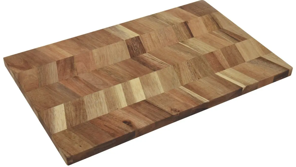Cookinglife Snijplank Hout Acacia Pure Wood 40 X 25 Cm - Houten Snij- En Bereidingsplank 1