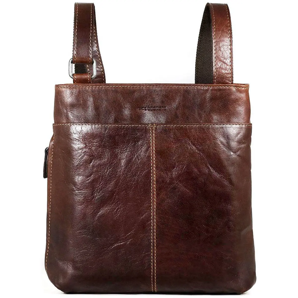 Jack Georges Voyager Small Zippered Crossbody Bag 7880 1