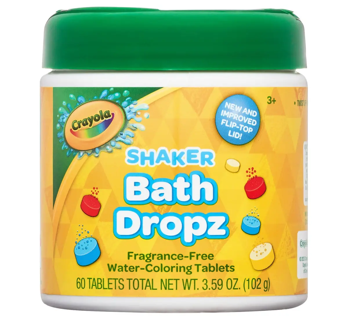 Crayola Bath Dropz Color, 60 Tablets, 3.59 Oz 1