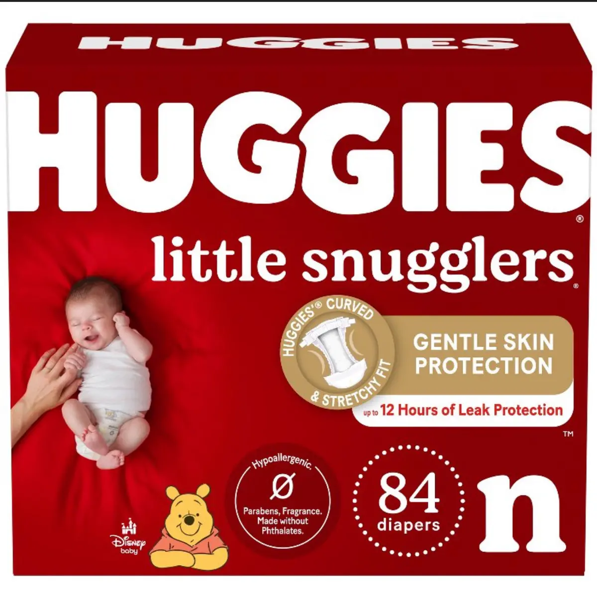 Huggies Little Snugglers Diapers Super Pack
- Size Newborn (84Ct) 1