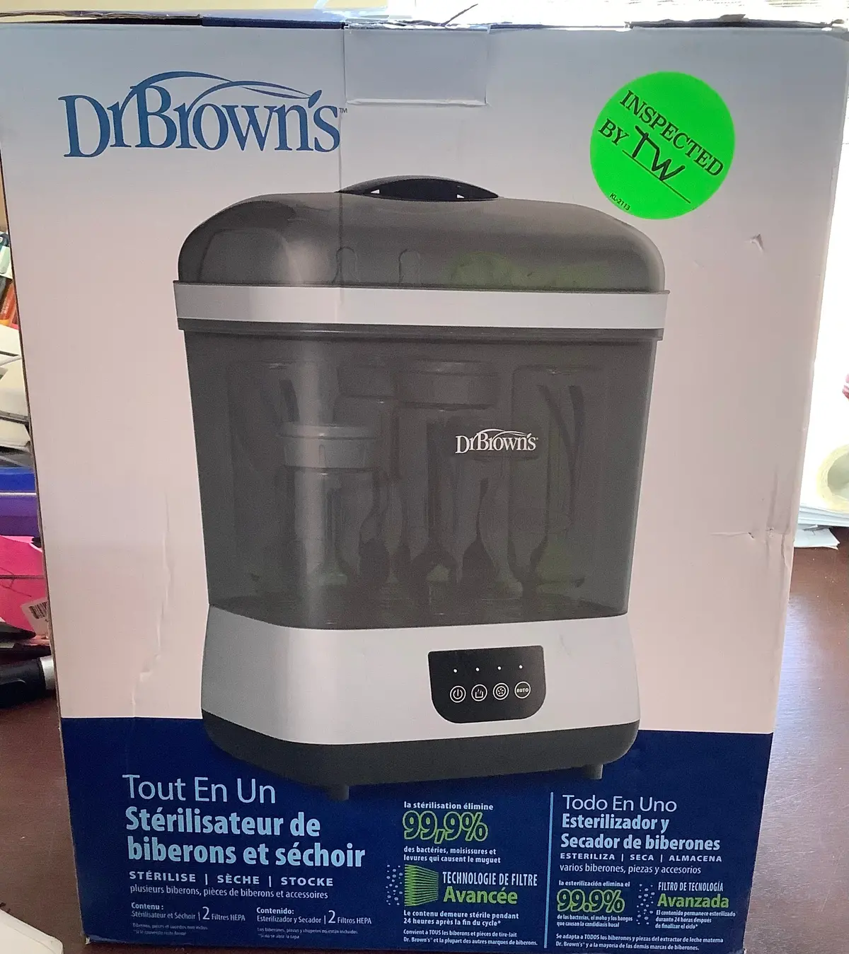 Dr. Brown's All-In-One Sterilizer & Dryer For Baby Bottles And Newborn Essentials 1