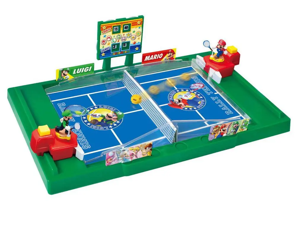 Epoch Everlasting Play Super Mario Rally Tennis Tabletop Action Game 1