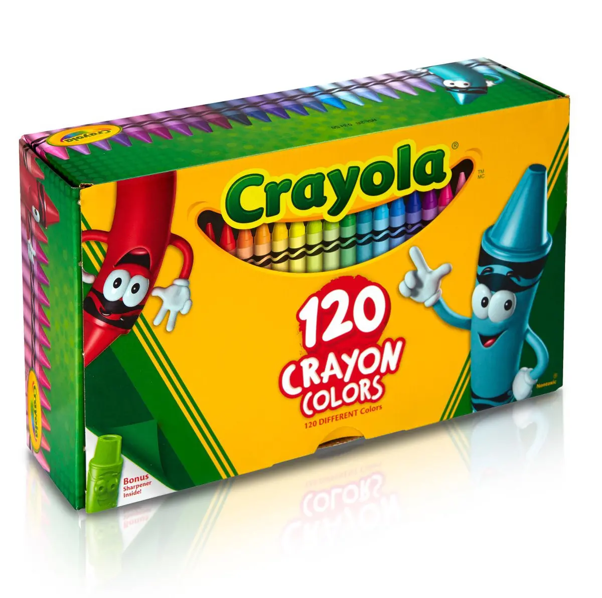 Crayola 120Ct Crayon Set With Crayon Sharpener 1