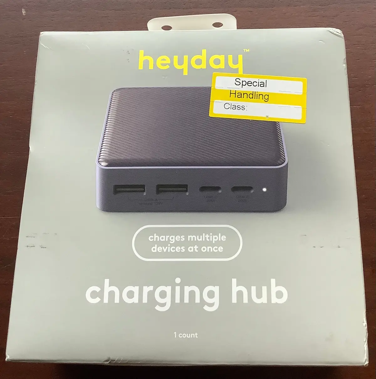 4 Port Charging Hub - Dusk Blue (Black) 1