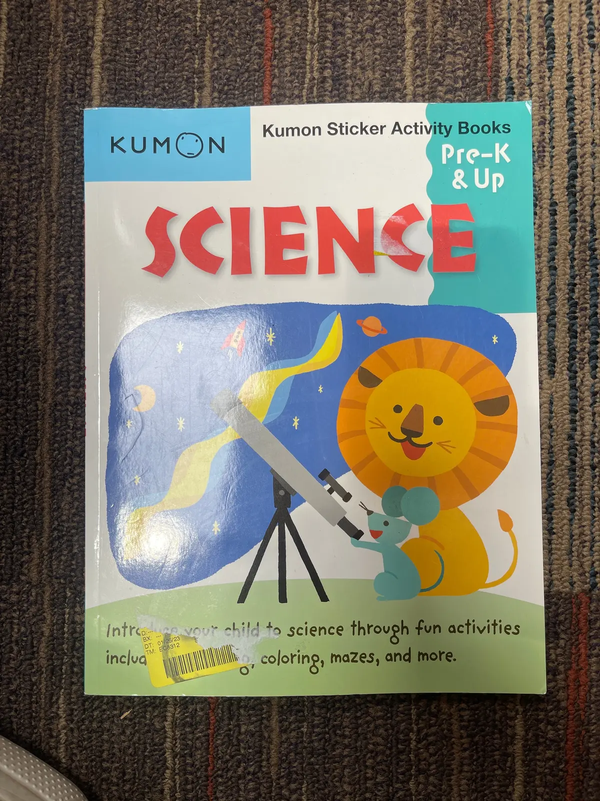 Science Kumon Sticker Activity Book Pre-K And Up 1