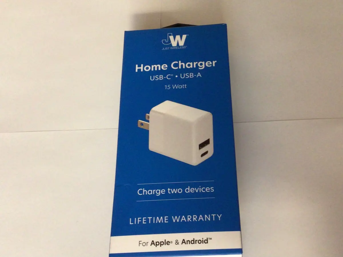 15W Usb-C - Usb-A Home Charger 1