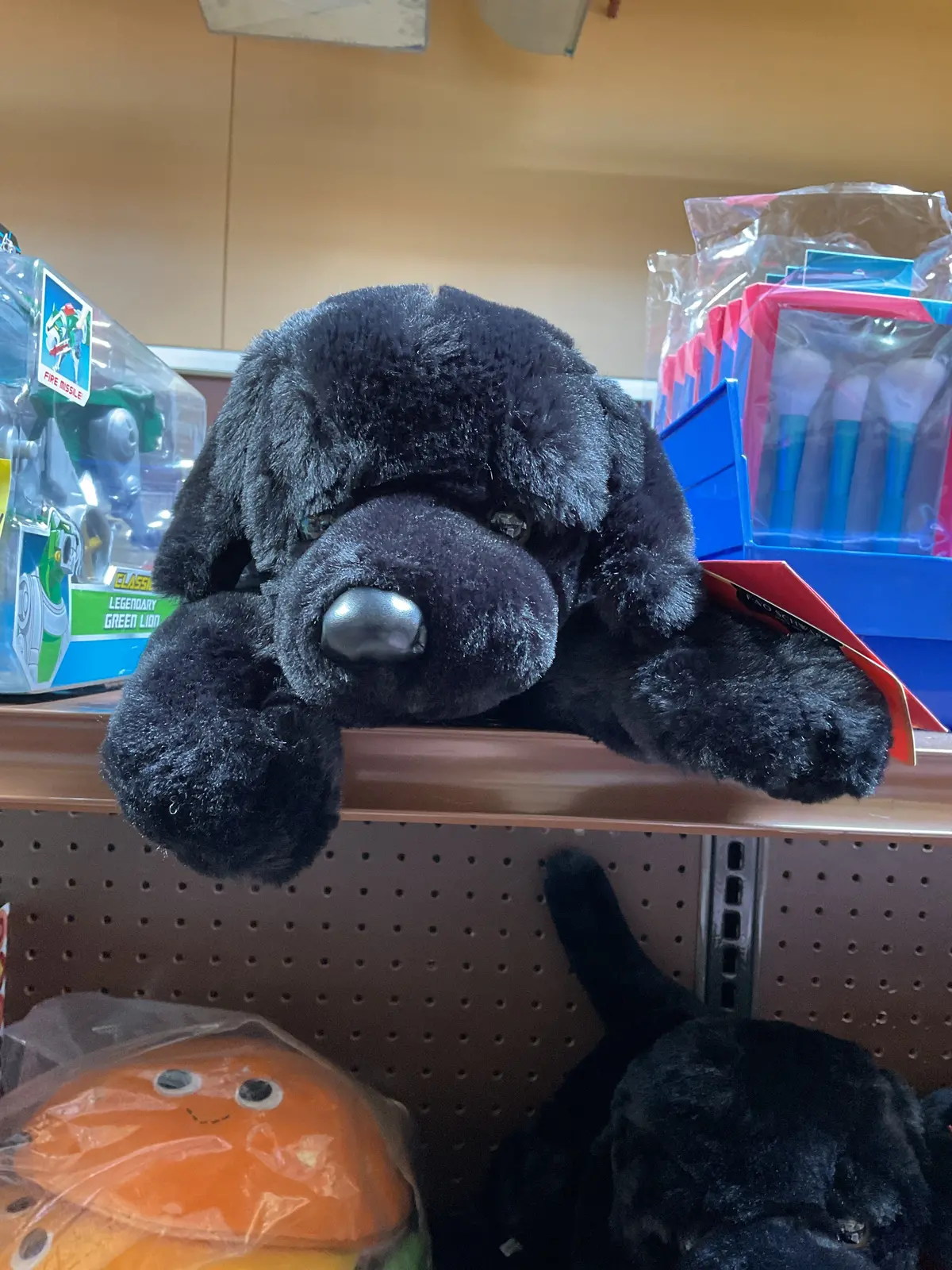 Fao Schwarz Black Lab 15" Plush Stuffed Dog Puppy Animal Toy Adopt A Pet 1