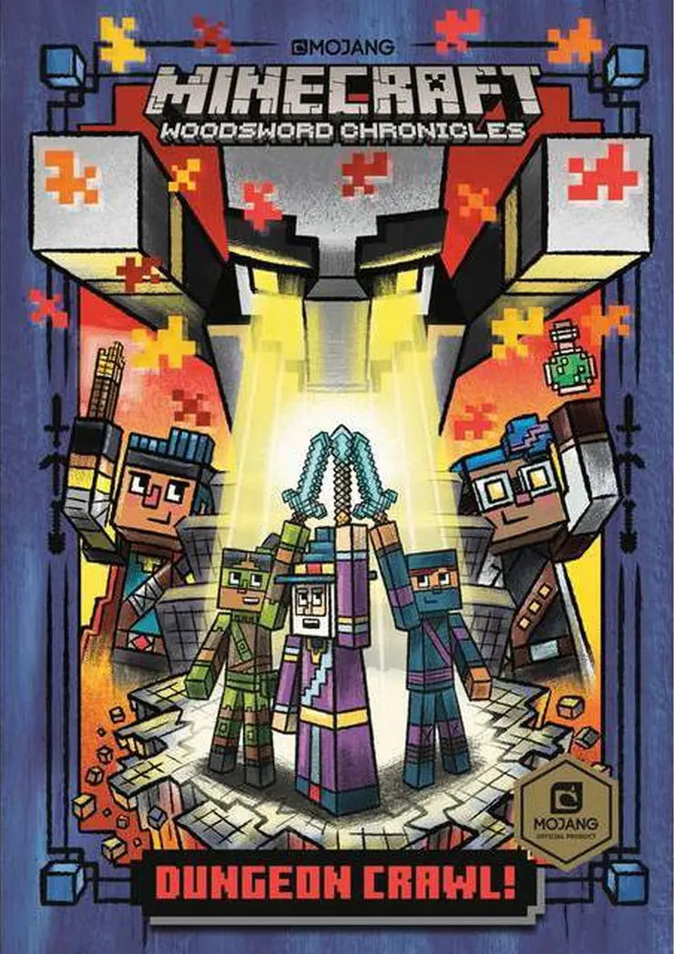Dungeon Crawl! (Minecraft Woodsword Chronicles #5)(Stepping Stone Book(Tm) By Nick Eliopulos (Hardcover) 1