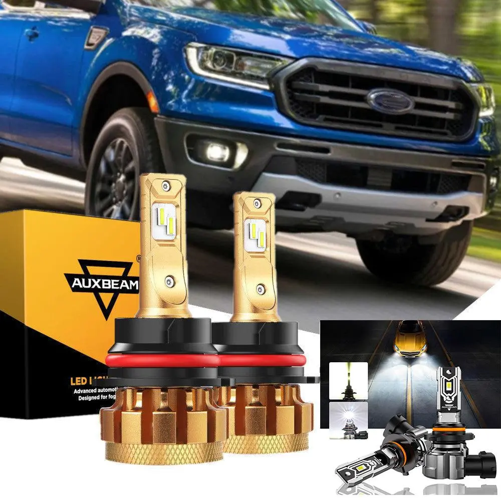 For 2000-2011 Ford Ranger F-16 Plus Series 9007 Built-In Canbus Automotive Grade 14000Lm Led Light Bulbs High Low Beam Bundle 1