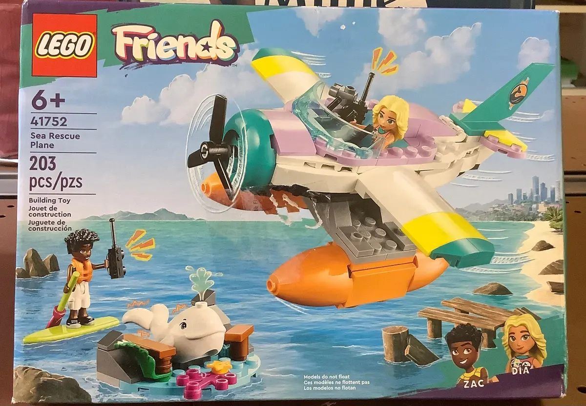Lego Friends Sea Rescue Plane Creative Building Toy 41752 1