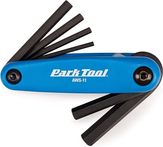 Parktool Fold Up Hex Wrench Set Aws-11 1