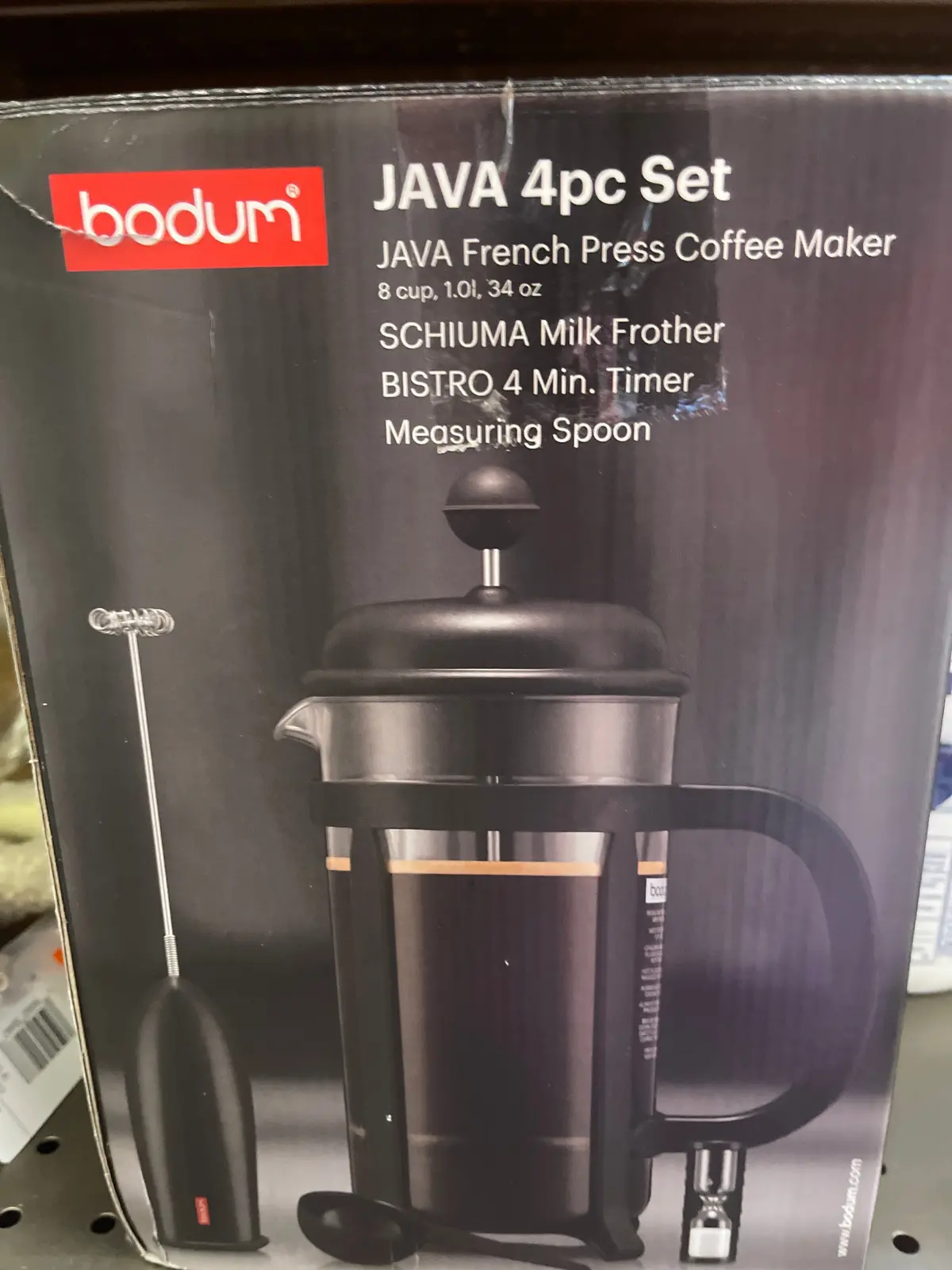 Bodum Java Coffee Press 4Pc Set - Black 1