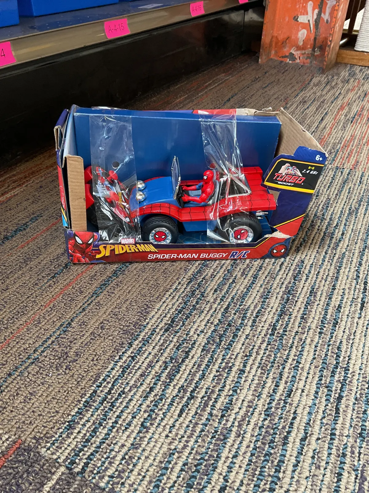 Marvel Spider-Man Rc Buggy Damaged Box 1