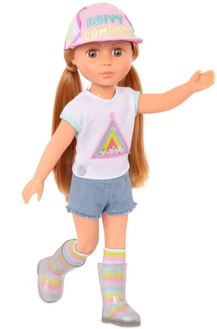 Glitter Girls Astrid Poseable 14" Camping Doll 1