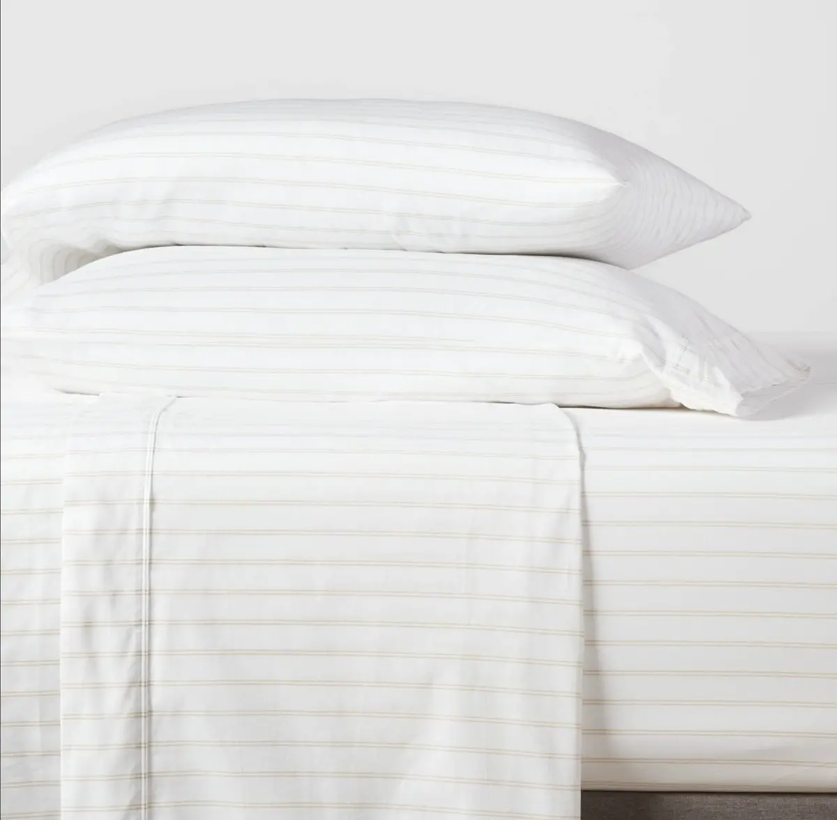 Full 300 Thread Count Ultra Soft Printed Fitted Sheet Khaki
Stripe 1