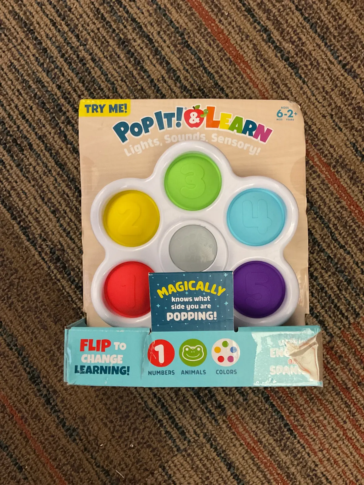 Chuckle & Roar Pop It & Learn - Lights, Sounds, Sensory! 1