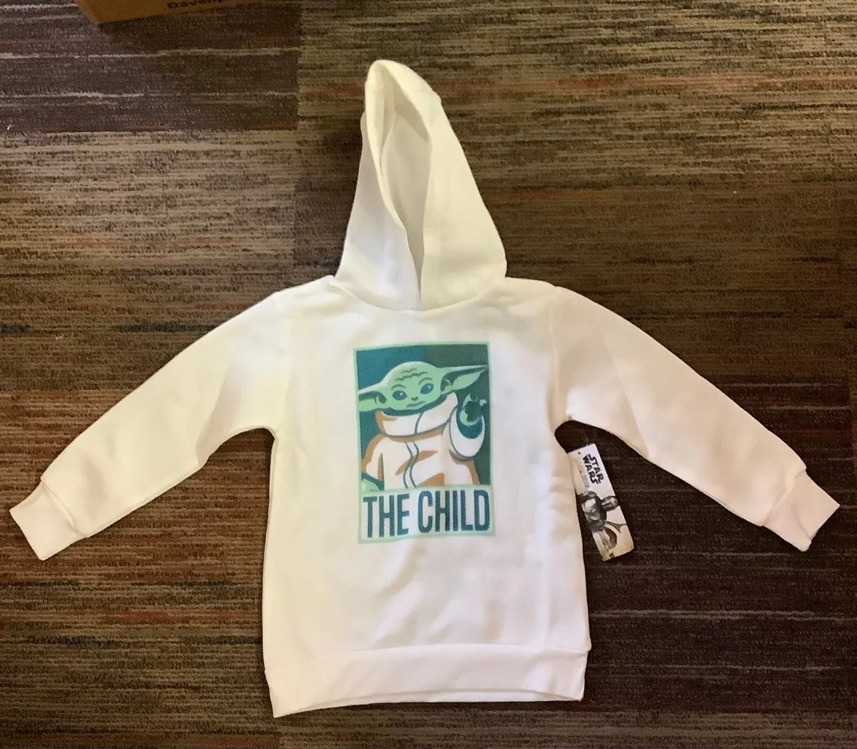 Kids White “The Child” Sweatshirt Size 5 1
