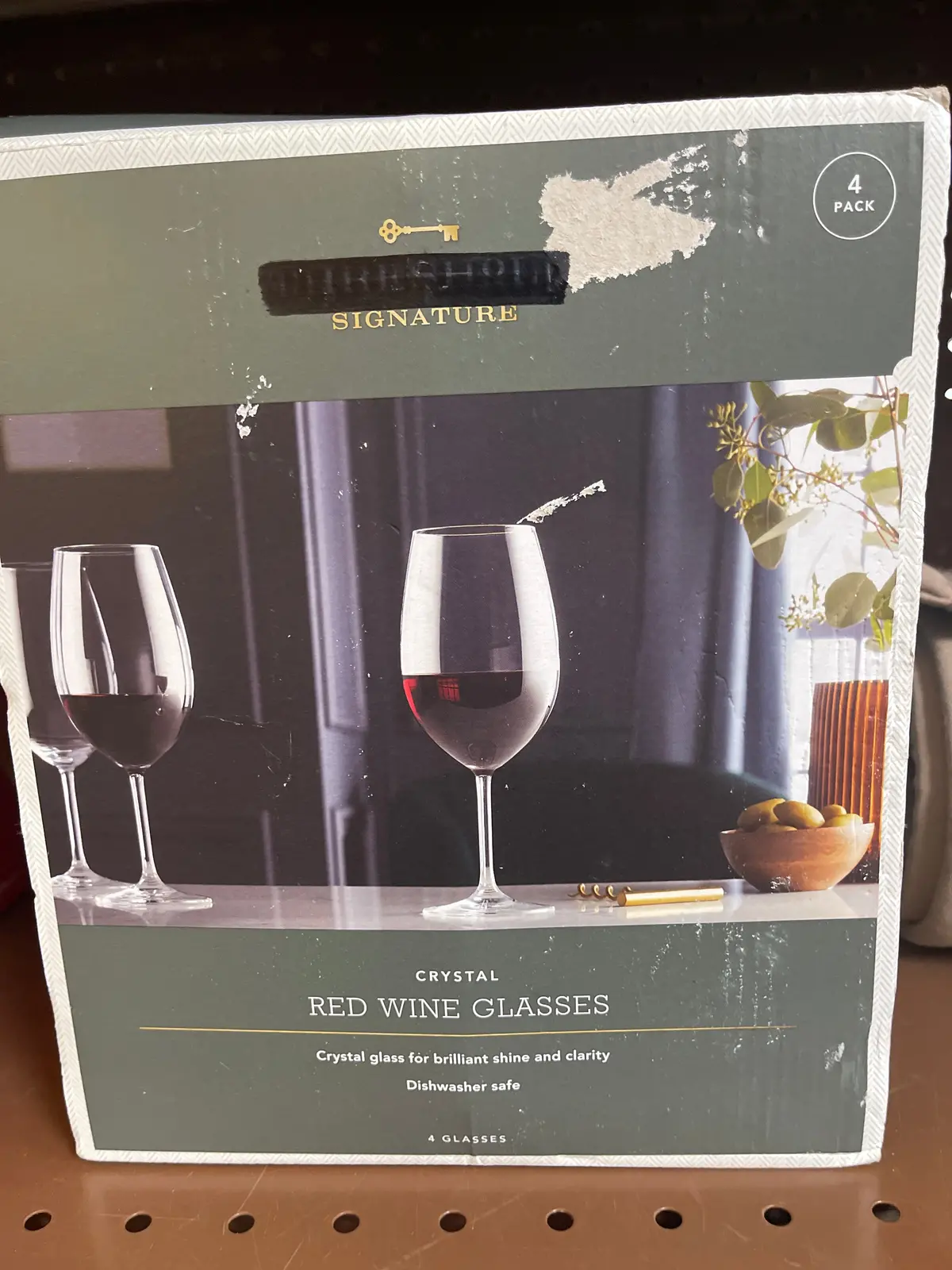 4Pk Geneva Crystal All-Purpose Big 21.4Oz
Wine Glasses 1