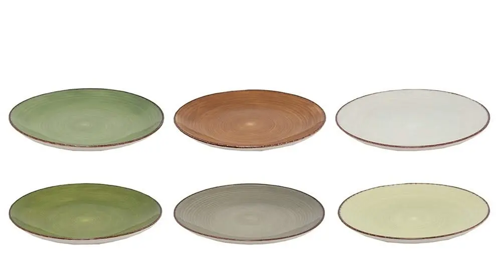 Studio Tavola Dinerborden Deep Forest Ø 26.5 Cm - 6 Stuks 1