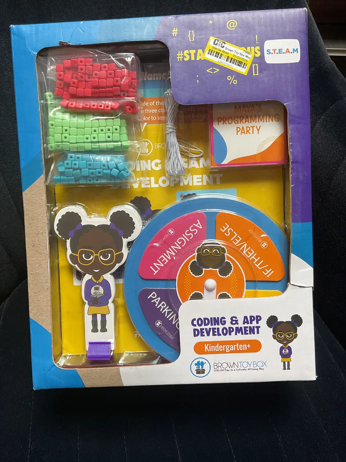 Brown Toy Box Maya Coding & App Steam Kit 1