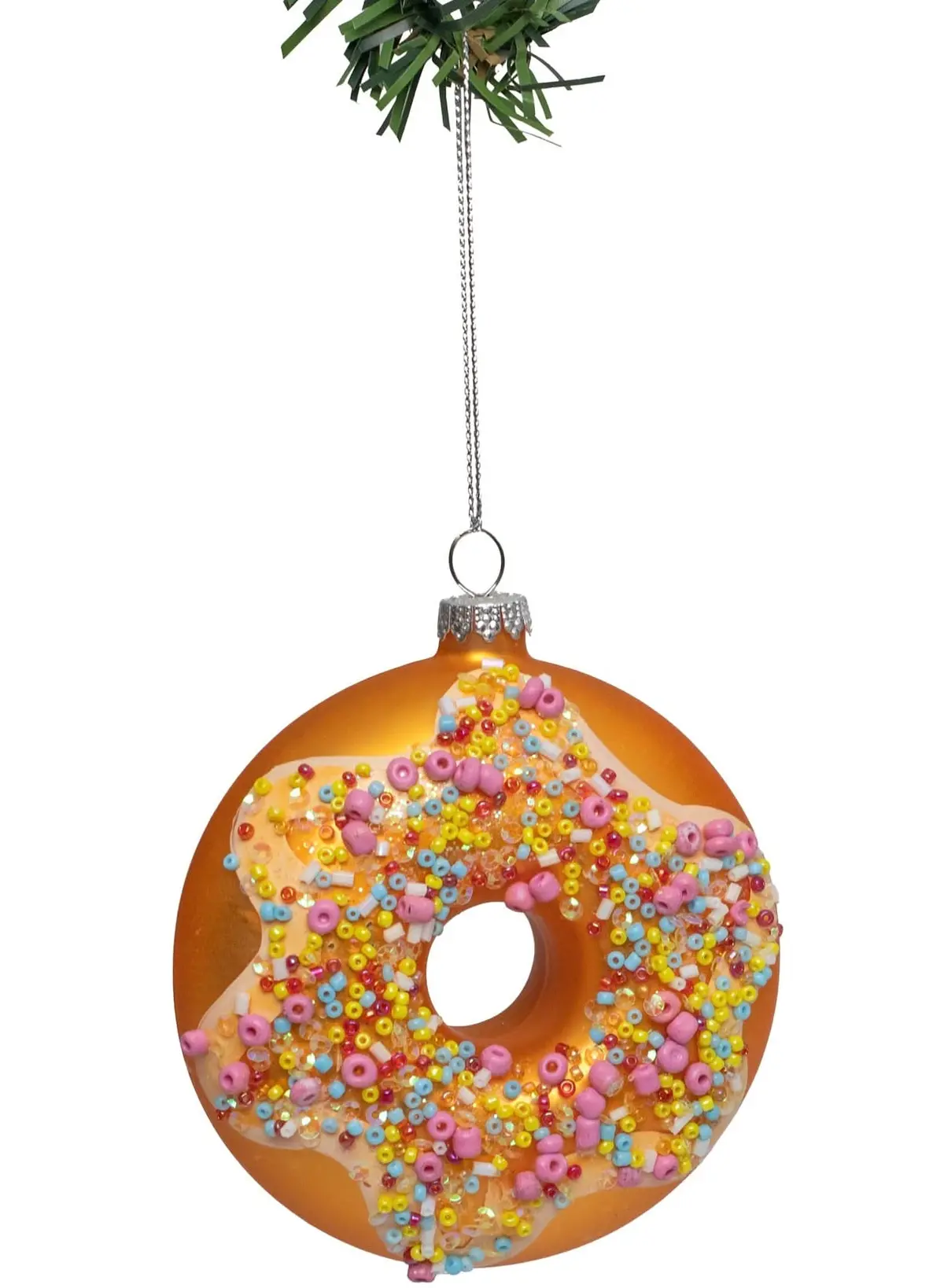 Nordic Light Kerstbal Donut Roze Confetti 10 Cm 1