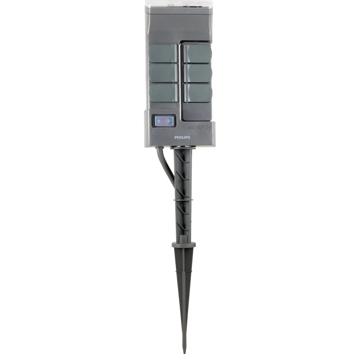 Philips Timer Outdoor Stake 6 Grounded Outlets Digital Timer 1