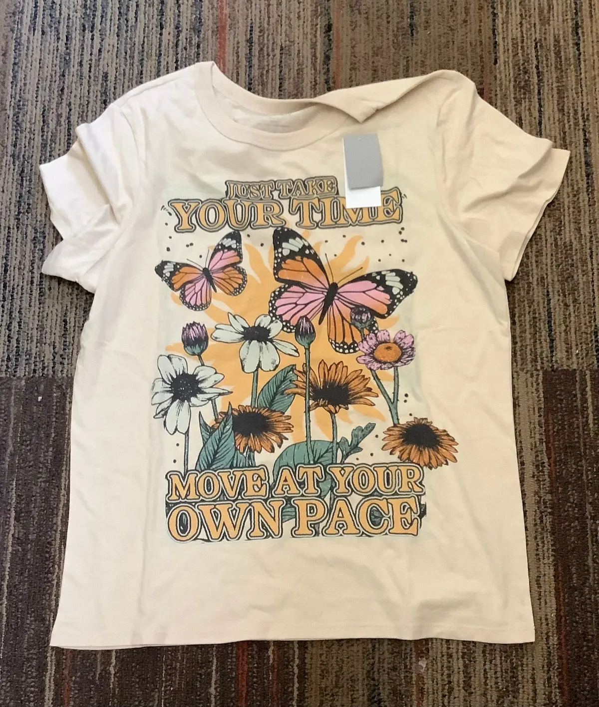 Women's Just Take Your Time Short Sleeve Graphic 1
