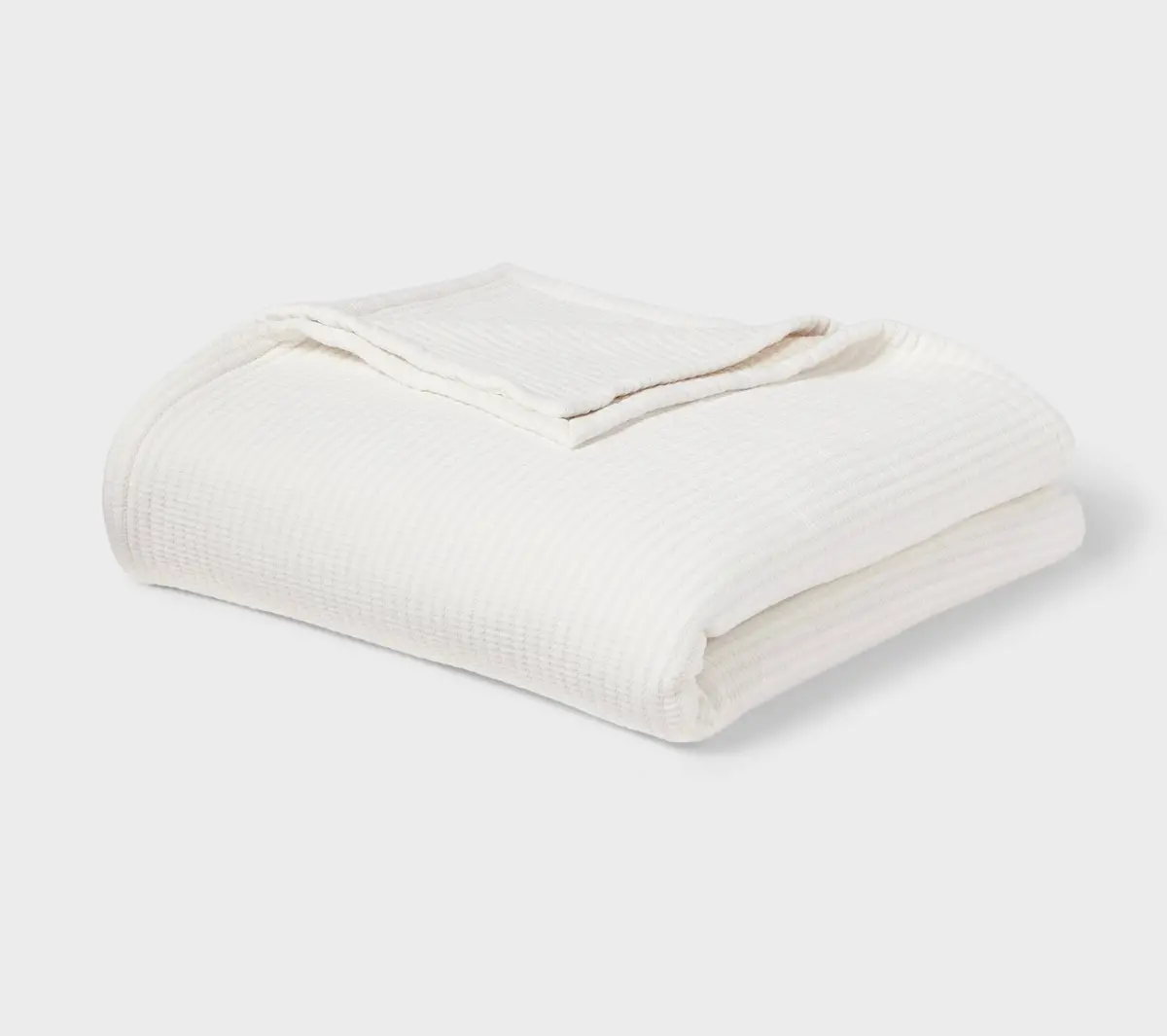 Full/Queen Matelassé Bed Blanket Ivory 1