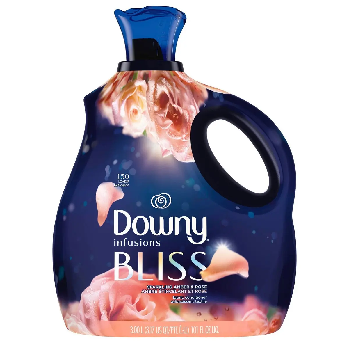 Downy Infusion Bliss Sparkling Amber And Rosé Scent Liquid Fabric Softener 1