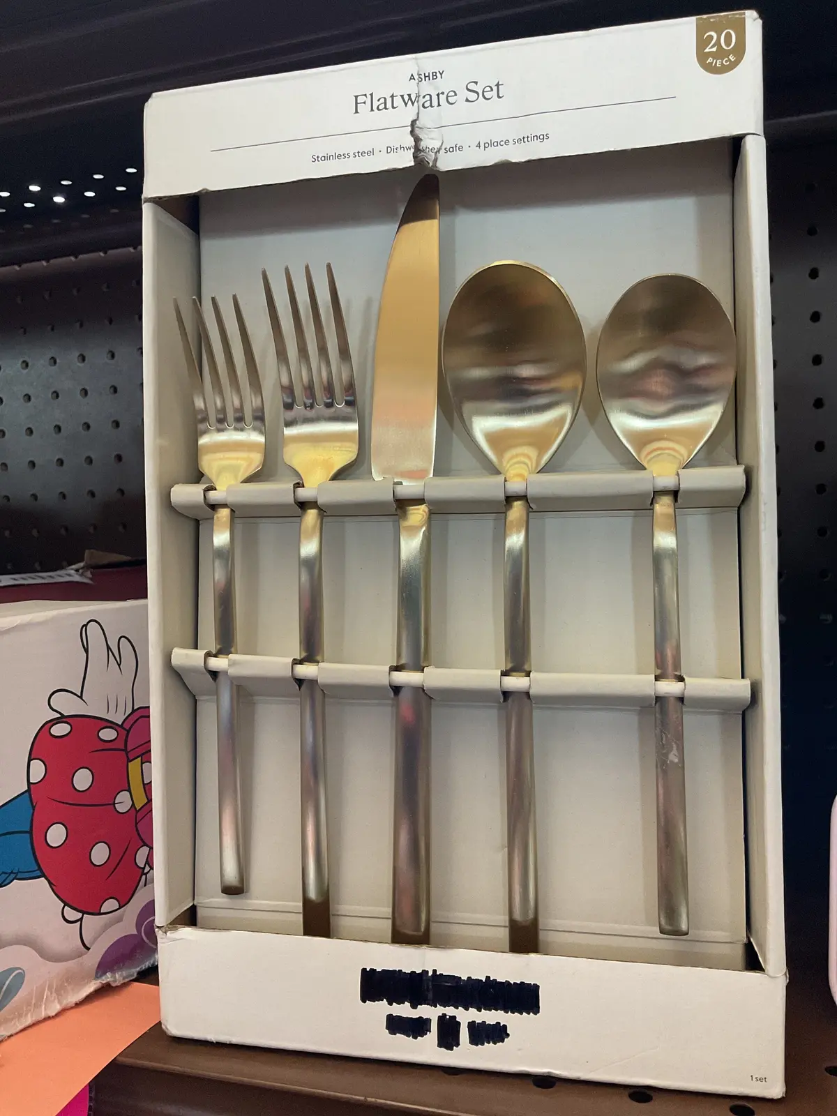 20Pc Ashby Flatware Set Champagne 1