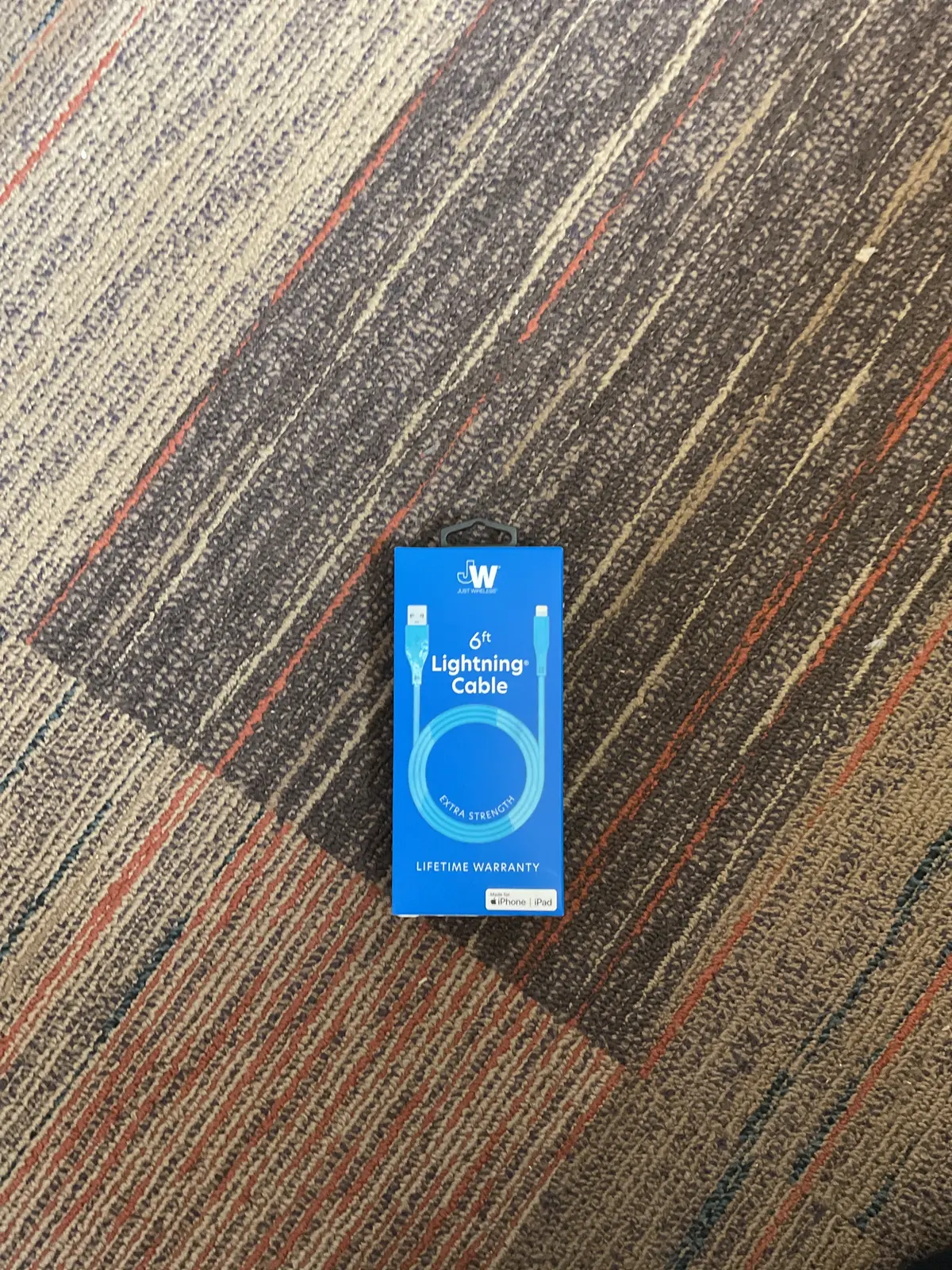 Just Wireless 6' Lightning To Usb-C Pvc Cable - Blue 1