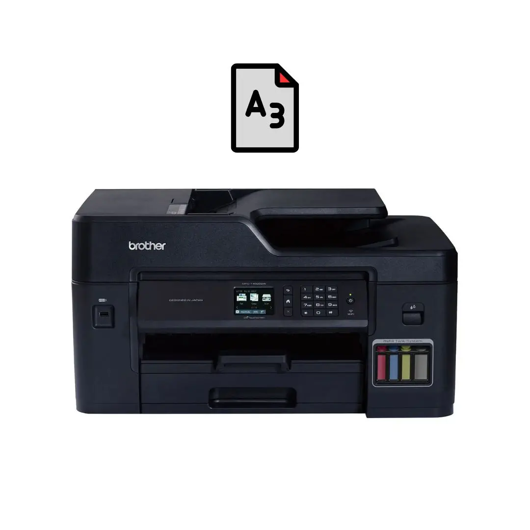 Brother Mfc-T4500dw Wireless A3-A4, Ink Tank All-In-One Color Inkjet Printer (Print, Copy, Scan, Fax) 1