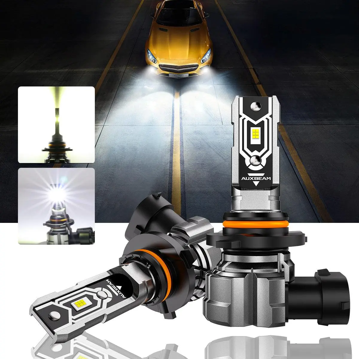 🆕H10 9145 9140 Hb3 Led Fog Light/Drl Bulbs 50W 10000Lm 6500K Cool White Q5 Series | 2 Bulbs 1